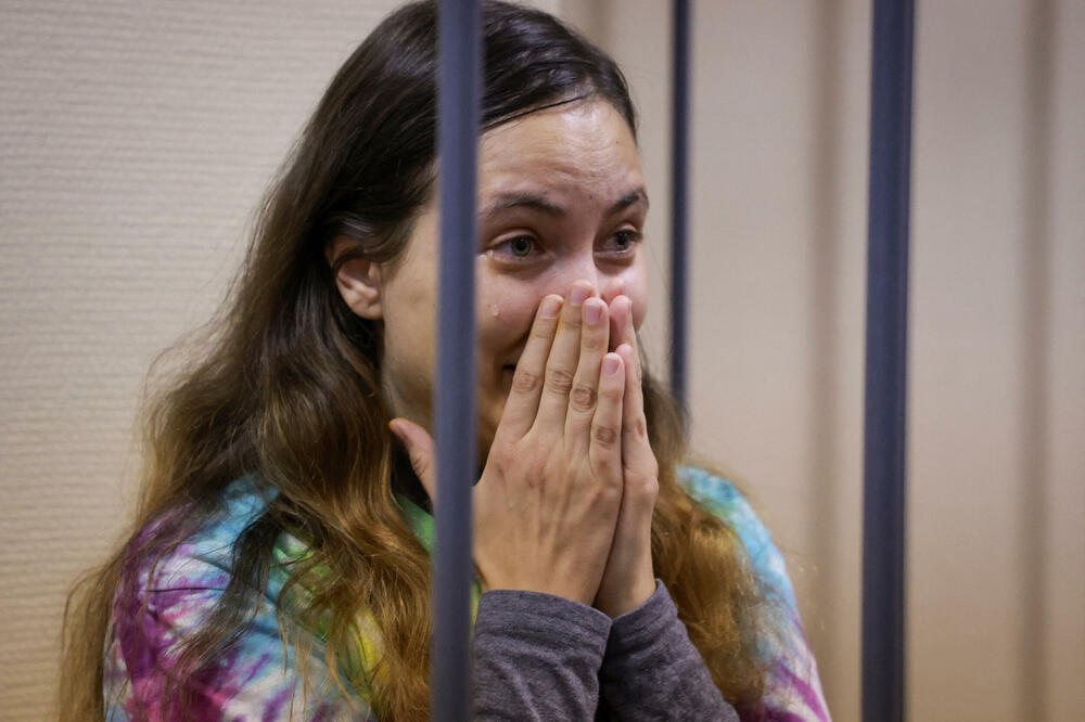 Skočilenko nakon izricanja presude, Foto: Rojters