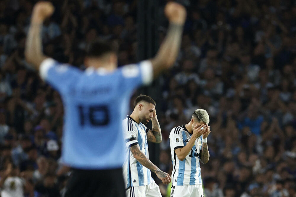 Slavlje Urugvaja na čuvenom fudbalskom hramu u Buenos Ajresu, Foto: Reuters