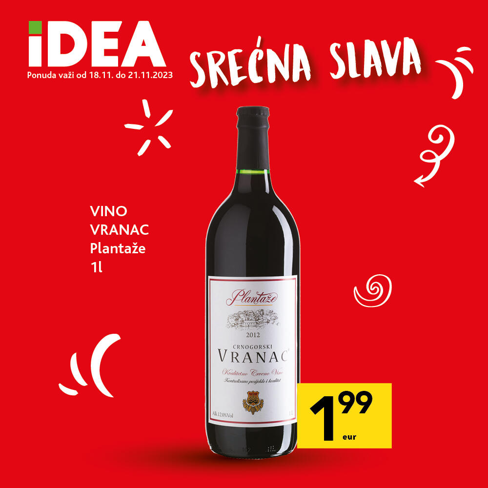 <p><strong>Akcija traje od 18.11. do 21.11.</strong></p>