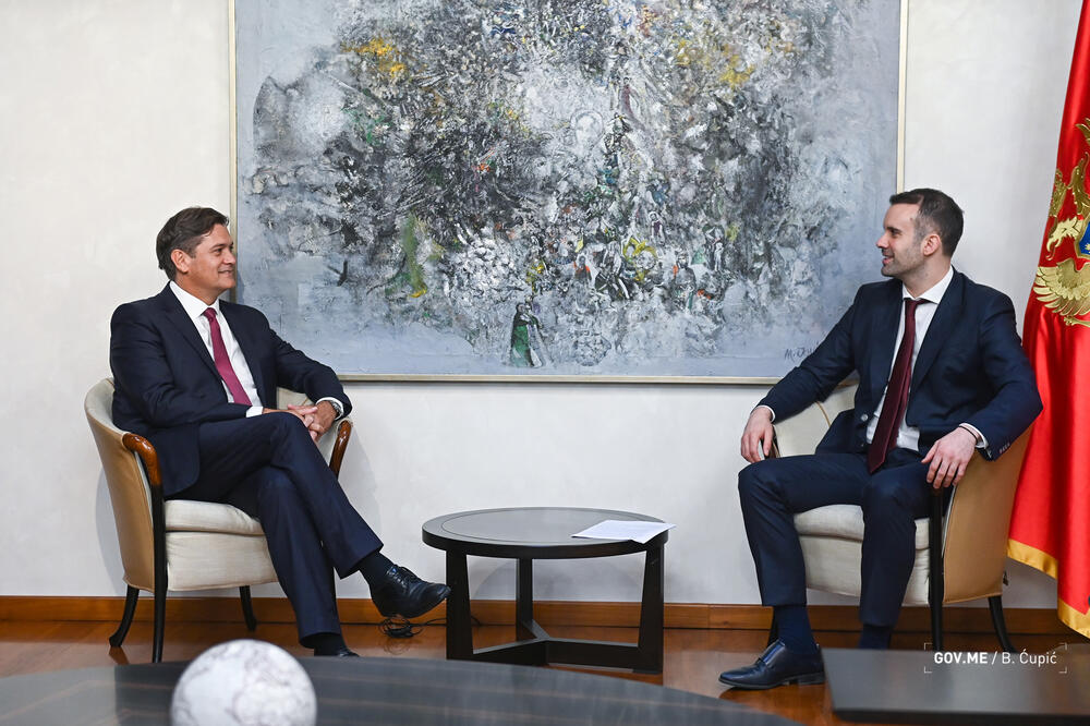 Šeldon i Spajić, Foto: Vlada Crne Gore