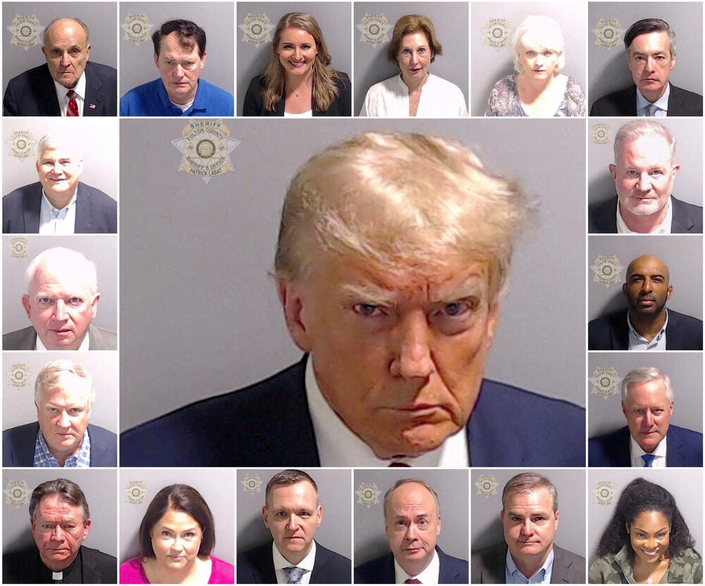 Policijske fotografije Trampa i još 18 optuženih