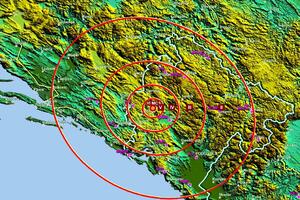 Zemljotres od 3,8 stepeni Rihtera kod Nikšića