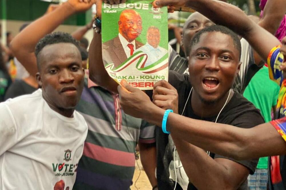 Pristalice Džozefa Boakaija proslavljaju izbornu pobedu, Foto: BBC