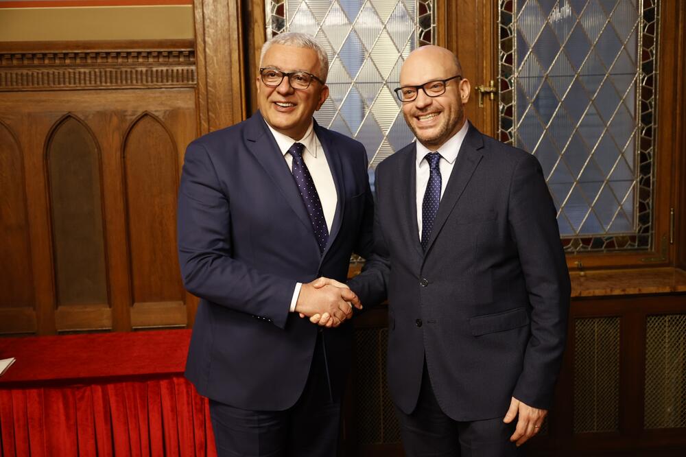 Mandić i Fontana, Foto: Skupština Crne Gore