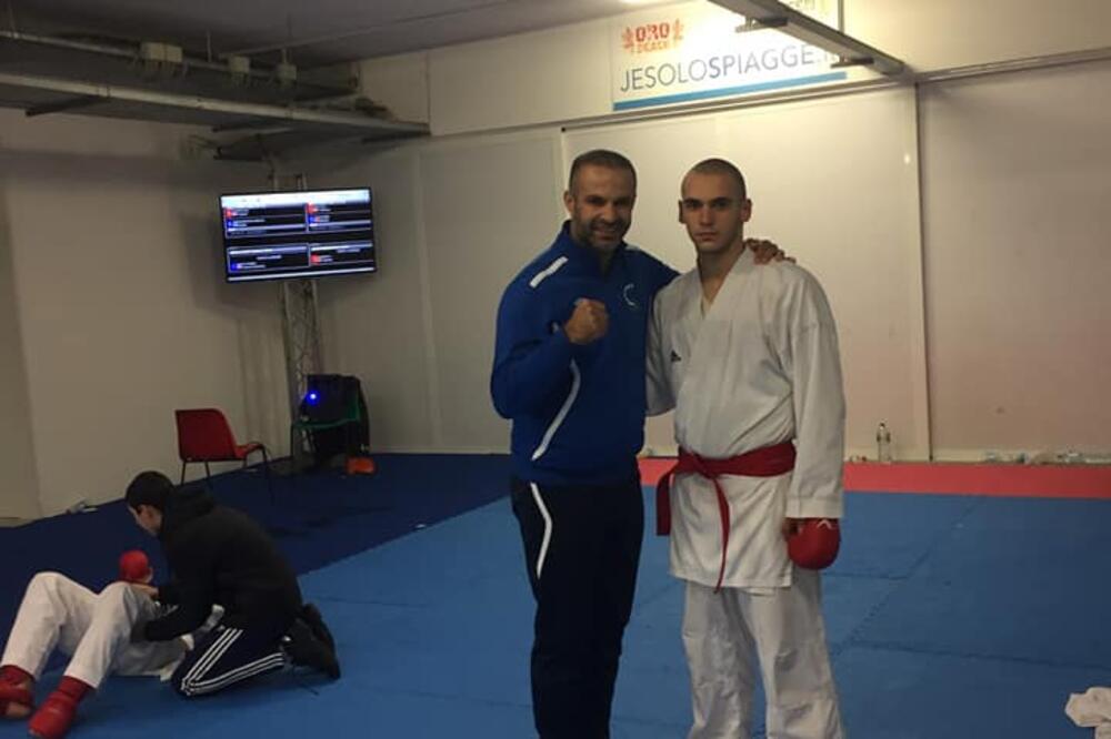 Jovović sa trenerom Almirom Cecunjaninom, Foto: KK Bar