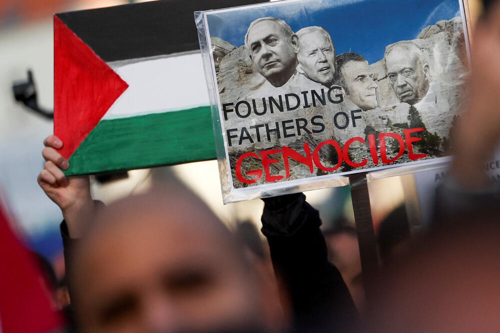 Protesti u Briselu u znak podrške Palestincima