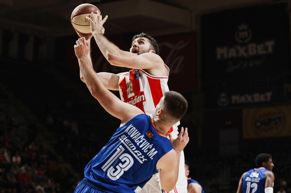 Majk Tobi i Marko Kovačević, Foto: KK Crvena zvezda/Đorđe Kostić