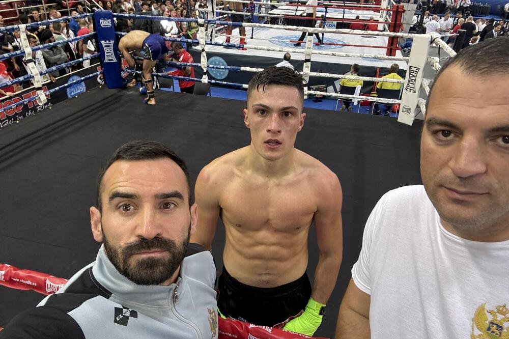 Nemanja Čađenović, Foto: Kik boks savez Crne Gore