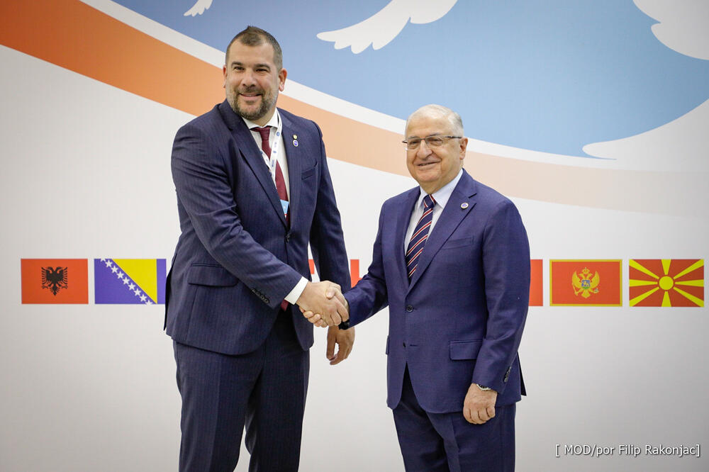 Krapović i Guler, Foto: Ministarstvo odbrane