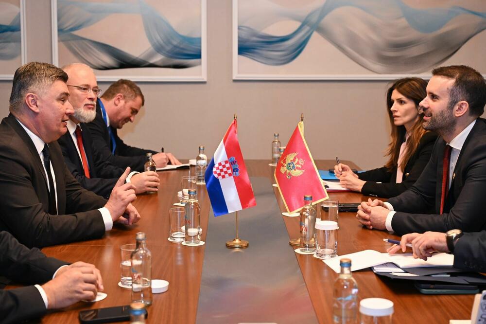 Sa sastanka Milanovića i Spajića, Foto: Gov.me