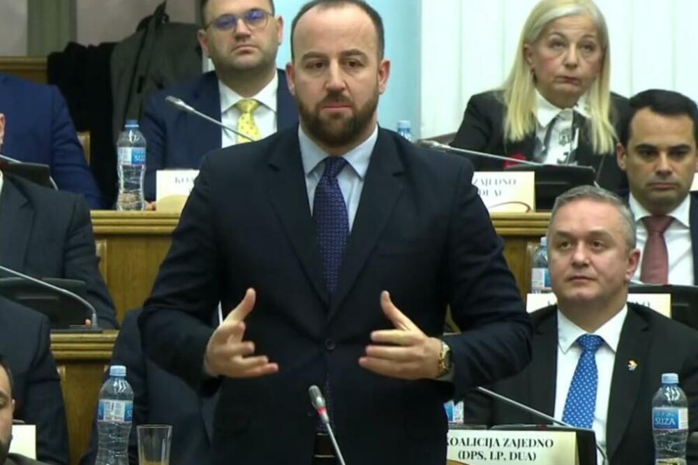 Andrija Nikolić, Foto: Screenshot/Youtube/Skupština Crne Gore
