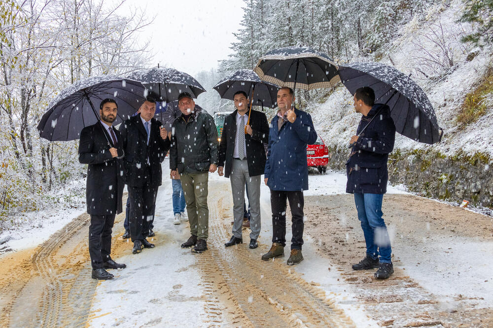Počela sanacija klizišta Sokolovina, Foto: Biro za odnose sa javnošću Ministarstva saobraćaja i pomorstva