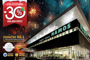 Namos - to meet the jubilee of 30 years of existence - 30% discount on...