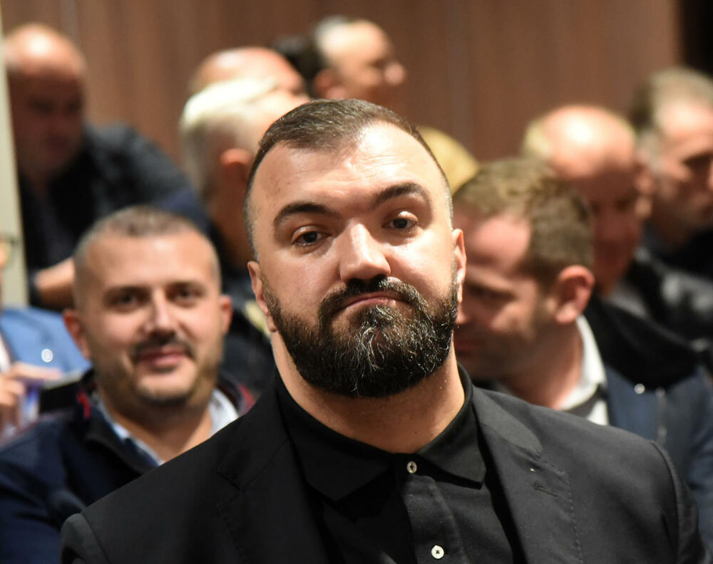 Nikola Peković at today's Assembly