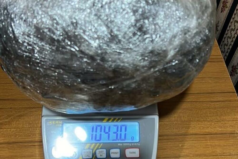 Oduzeta marihuana, Foto: Uprava policije