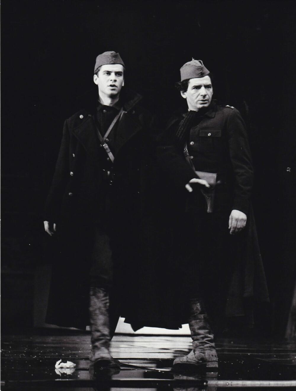 Sa Mikijem Manojlovićem u “Hrvatskom Faustu”, JDP