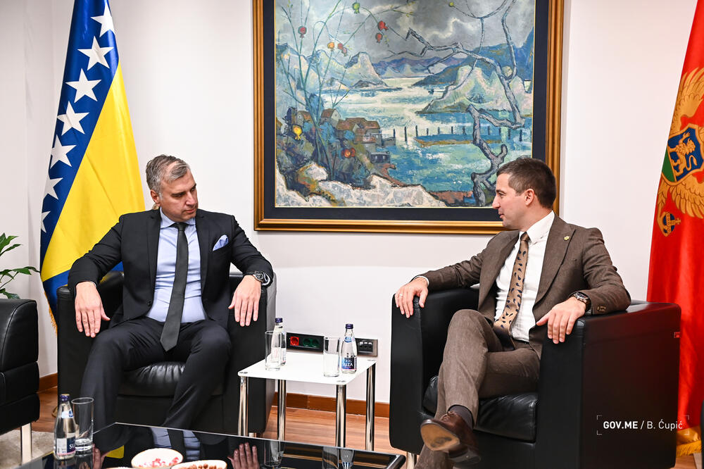 Jukić i Bečić, Foto: Služba za odnose sa javnošću Vlade Crne Gore