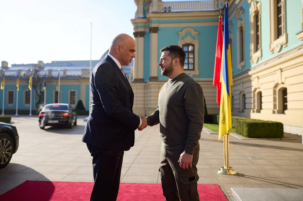 Berset i Zelenski, u Kijevu, 25. novembra 2023. godine, Foto: Reuters