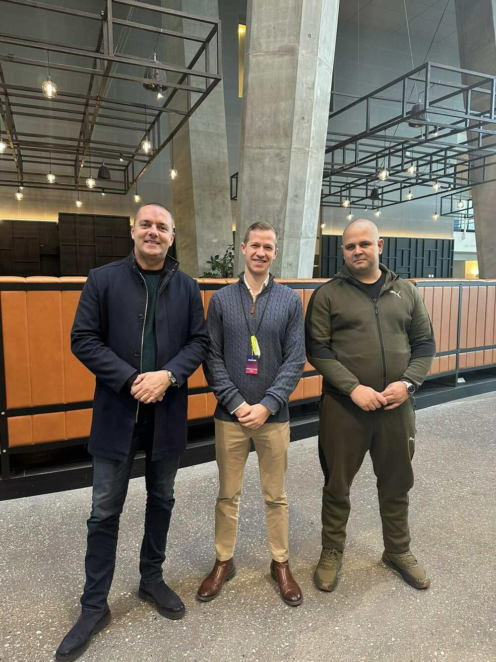 Naša delegacija sa direktorom BLAST-a