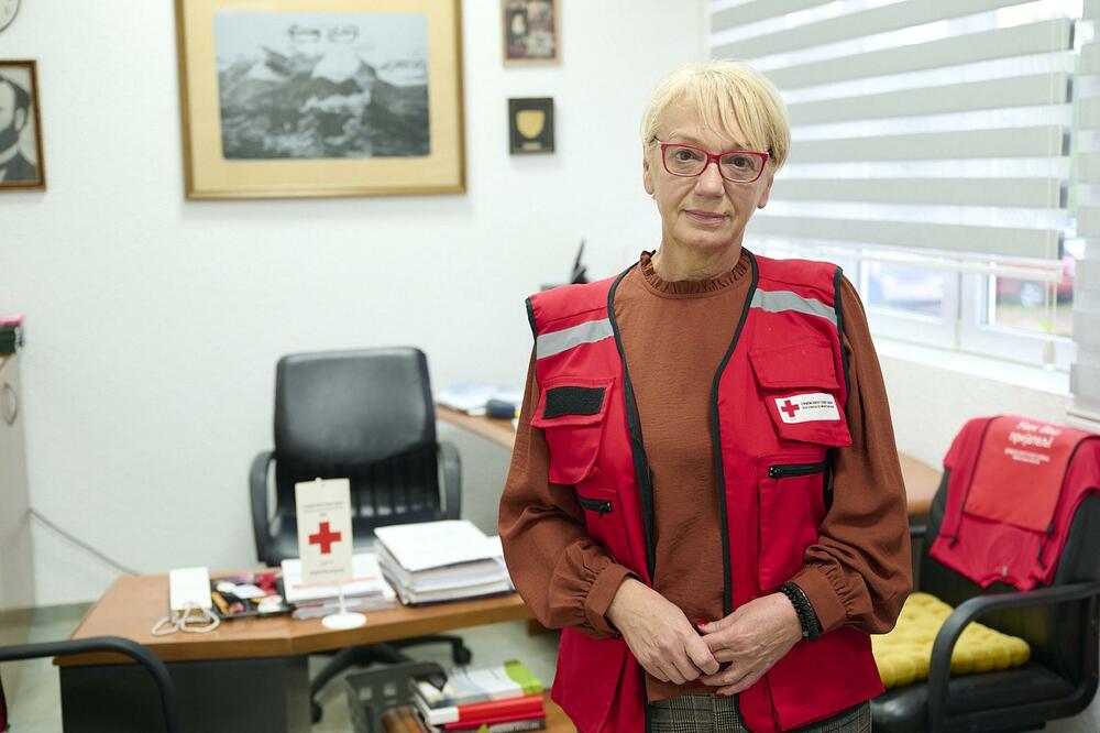 Zorica Crnčević, sekretarka Crvenog krsta u Baru, Foto: Duško Miljanić