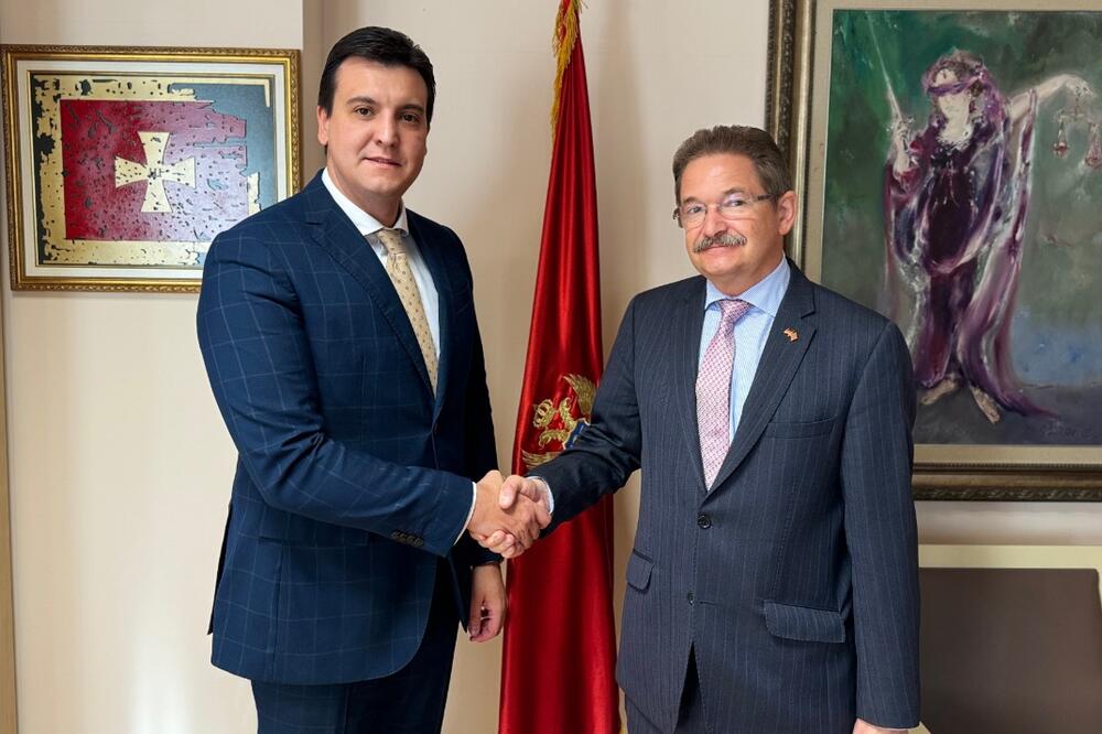 Milović i Felten, Foto: Ministarstvo pravde