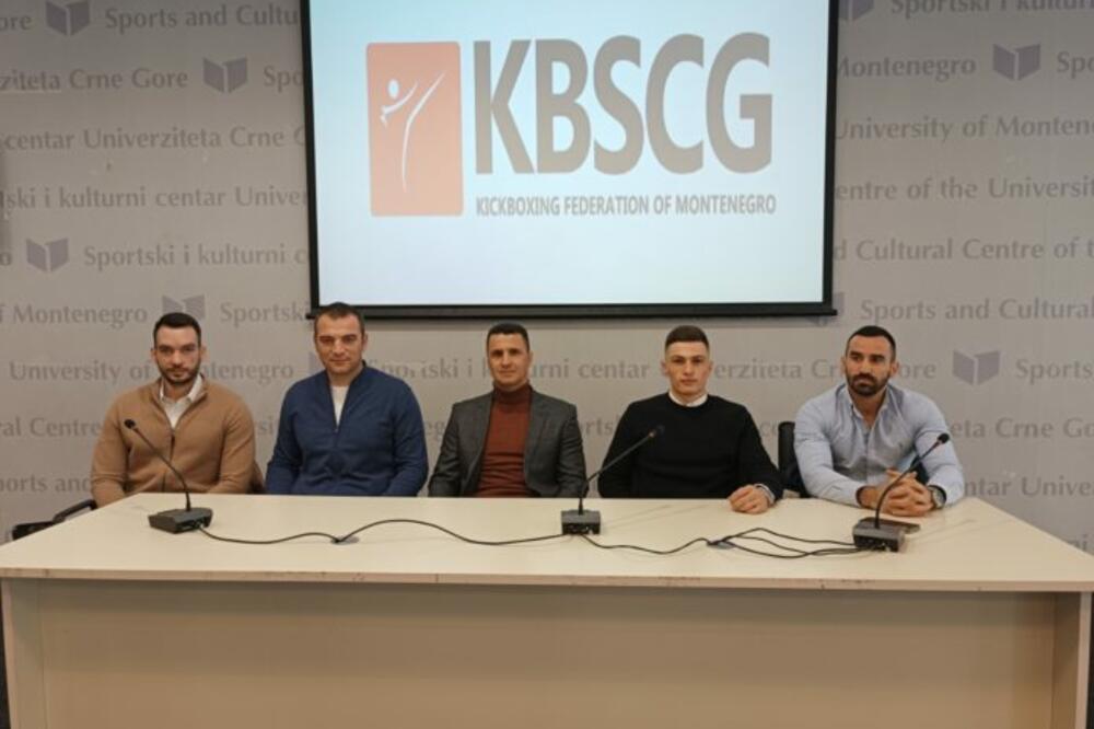 Sa današnje konferencije Kik-boks saveza, Foto: KBSCG