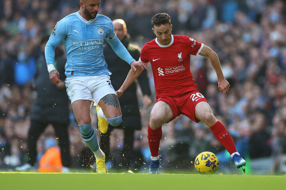 Žota na utakmici sa Mančester sitijem, Foto: Reuters