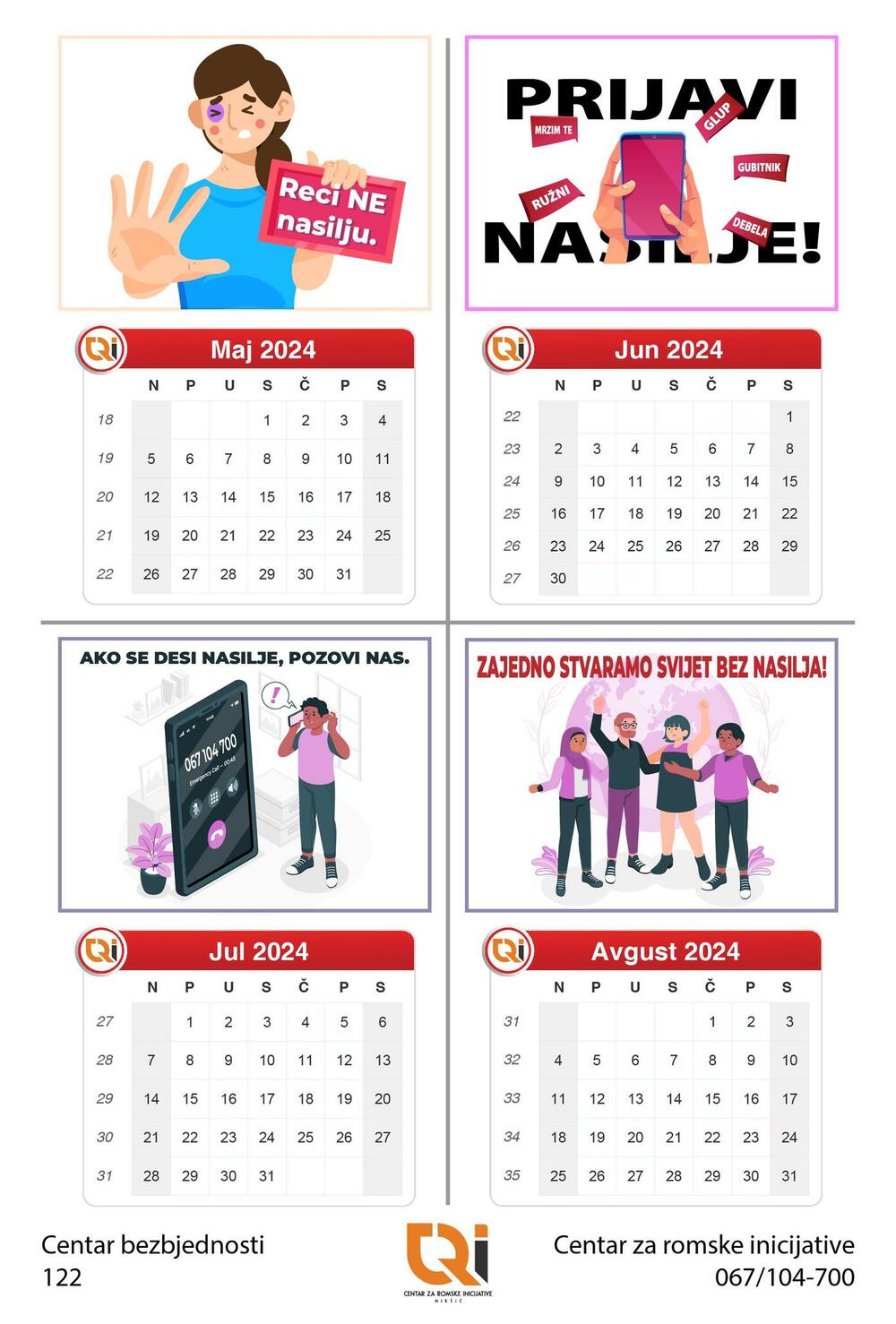 <p>Aktivnost je realizovana u sklopu projekta “Adekvatna inkluzija i jednak pristup Romkinjama i Egipćankama u suzbijanju rodno zasnovanog nasilja” koji je finansijski podržan od strane OAK fondacije</p>