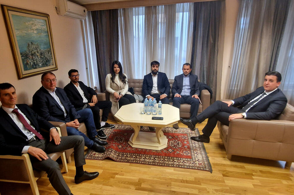 Sa sastanka Milovića i predstavnika ICT Cortex-a, Foto: Ministarstvo pravde