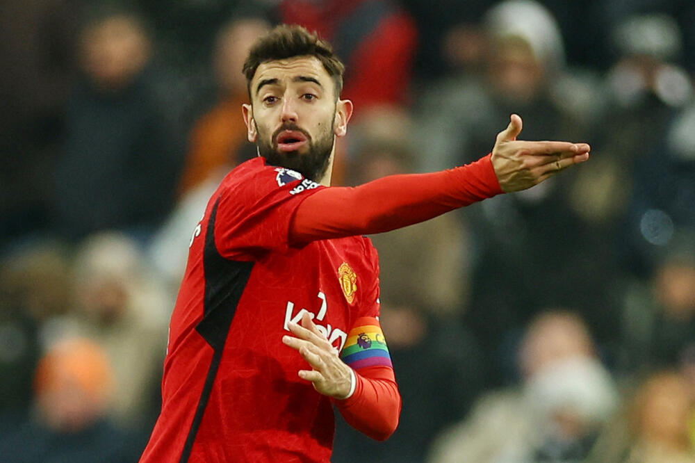 Teški dani za Junajted: Kapiten Bruno Fernandeš, Foto: Reuters