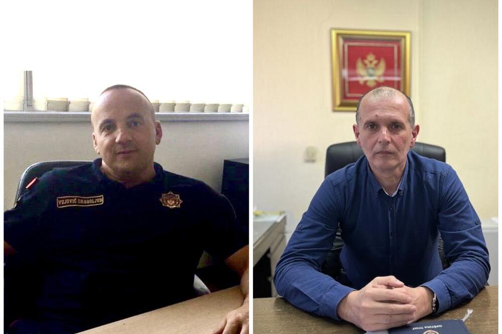 Vujović (lijevo) i Knežević (desno), Foto: Ministarstvo unutrašnjih poslova