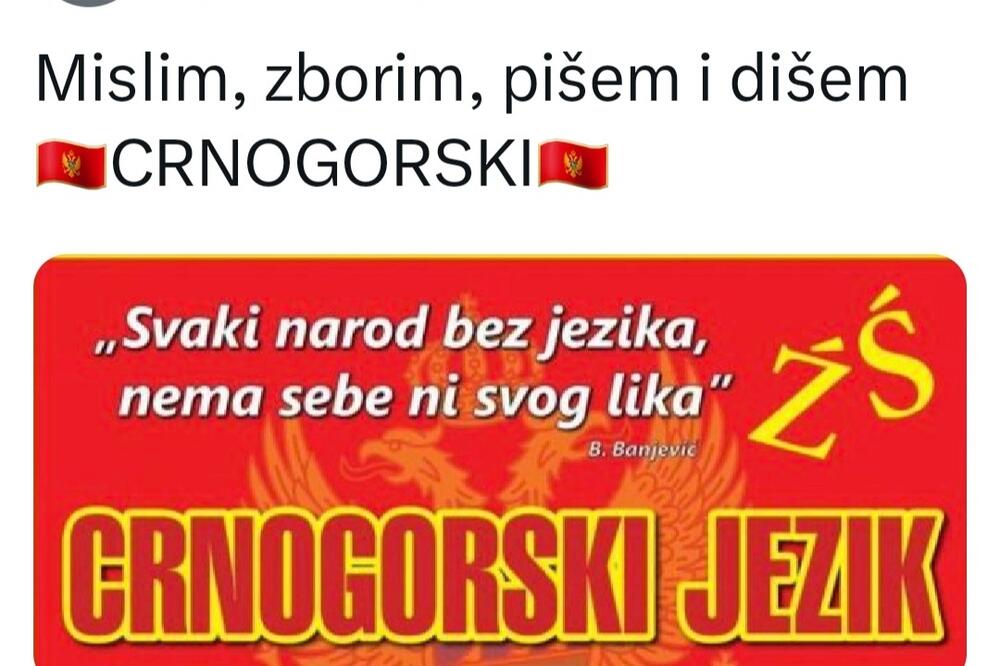 Objava Oskara Hutera, Foto: Screenshot/Twitter