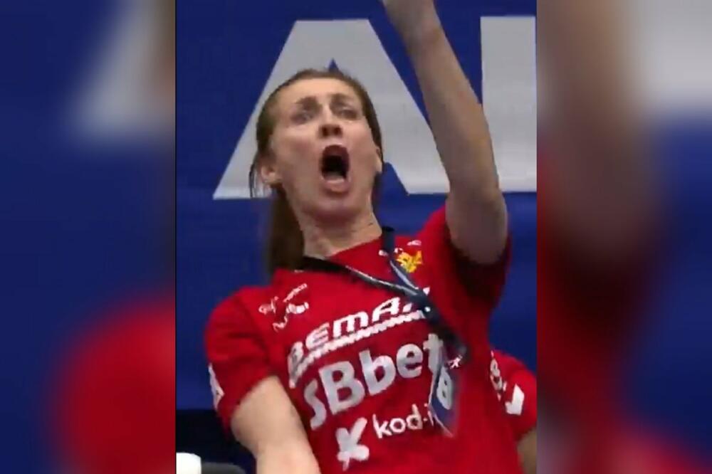 Bojana Popović je znala da proslavi veliki trijumf nad Mađarskom, Foto: Printscreen X/IHF