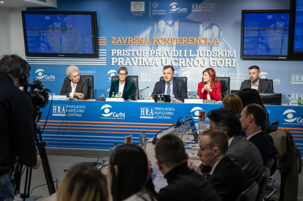 Sa konferencije "Pristup pravdi i ljudskim pravima u Crnoj Gori“, Foto: PR Centar