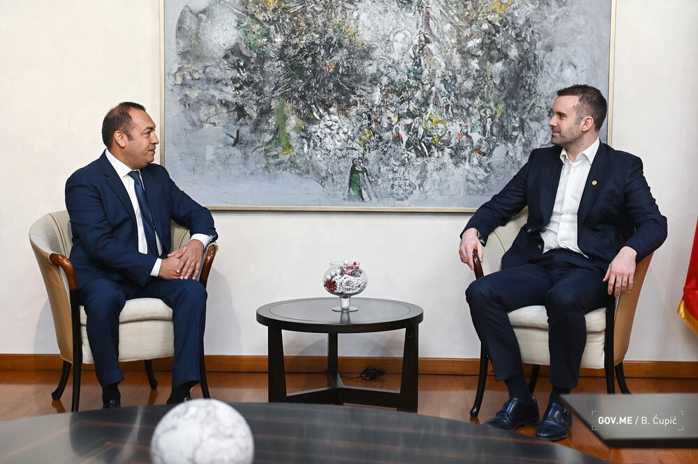 Milojko Spajić i Ahmet Erentok, predsjednik Odbora direktora kompanije Azmont, Foto: Vlada Crne Gore