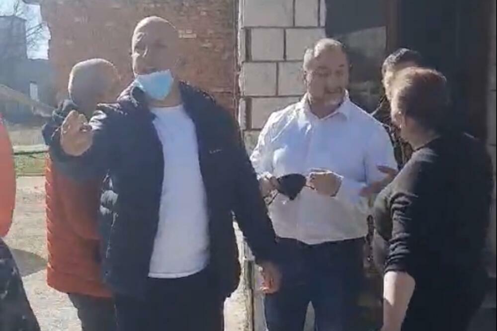 Stijović na Grahovu 24. februara 2021. godine, Foto: Screenshot