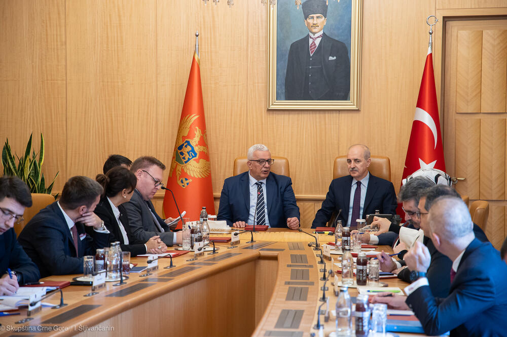 Mandić i Kurtulumuš na sastanku u Ankari, Foto: Skupština Crne Gore