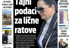 Naslovna strana "Vijesti" za 9. decembar 2023.