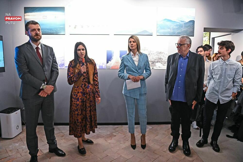 From the opening of the Montenegrin exhibit at the XVIII Architecture Biennale in Venice, Photo: gov.me