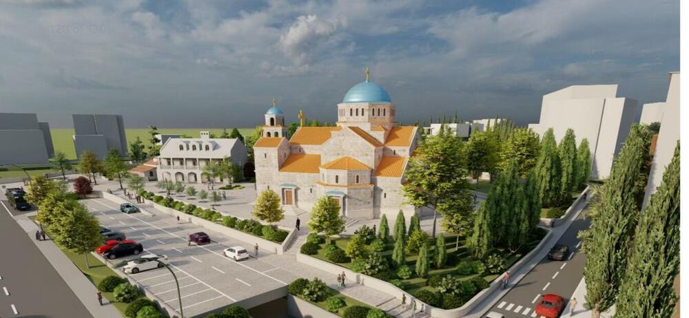 Planirani izgled hrama