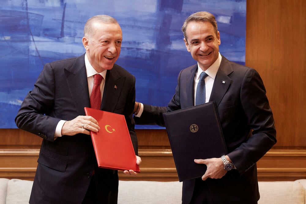 Erdogan i Micotakis, Foto: Reuters