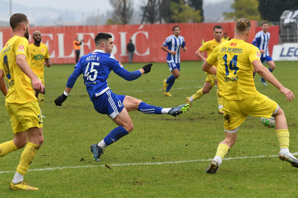 Detalj sa utakmice Mladost i Budućnosti, Foto: FSCG