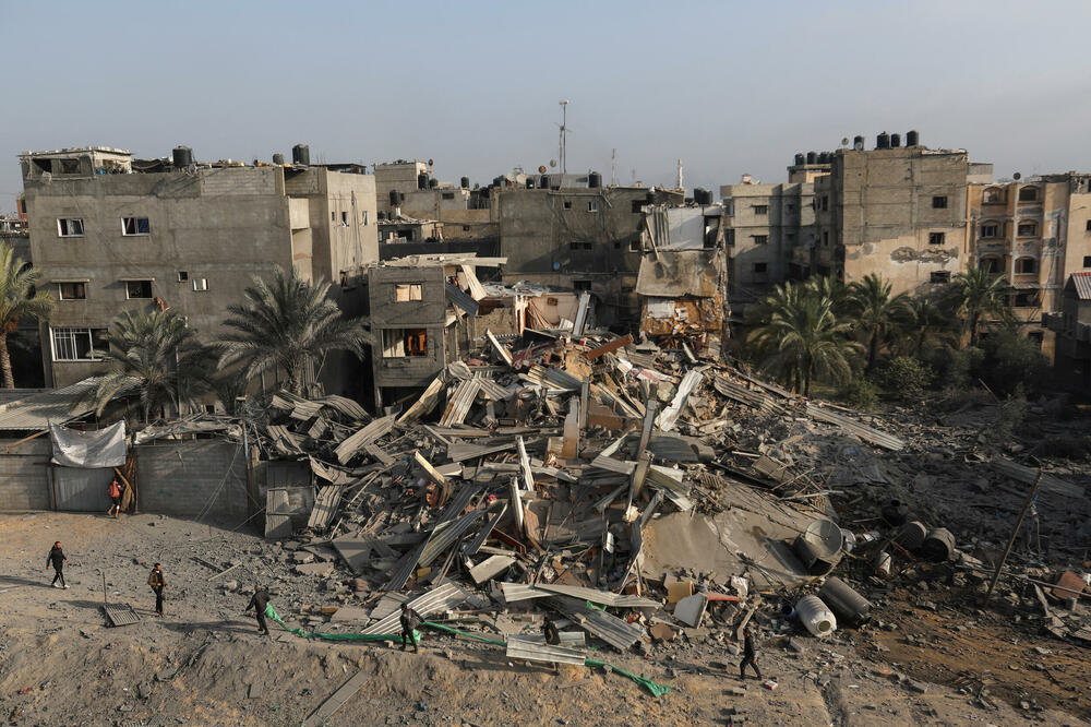 Kan Junis poslije izraelskog napada, Foto: Reuters