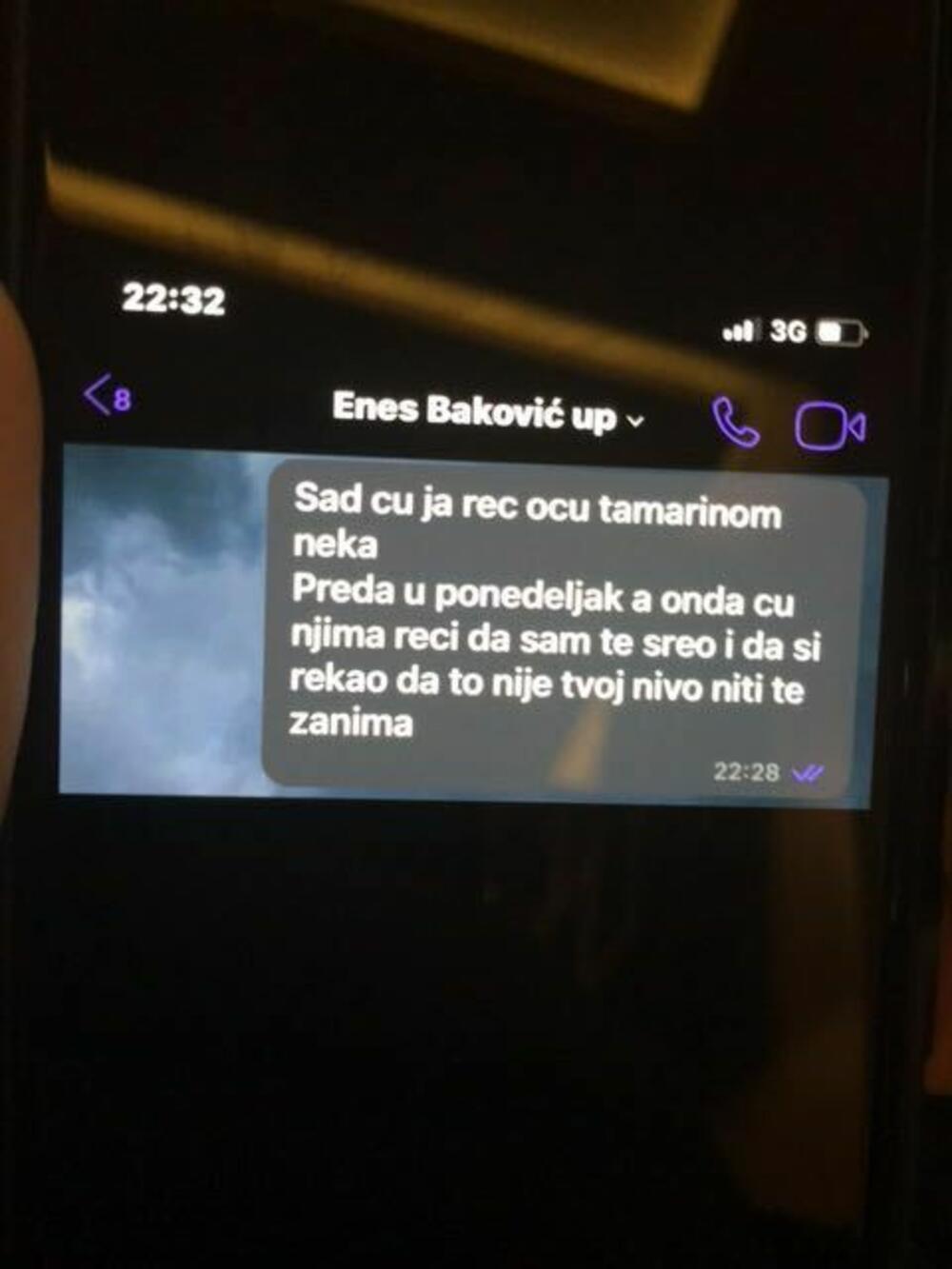 Poruka Bakoviću