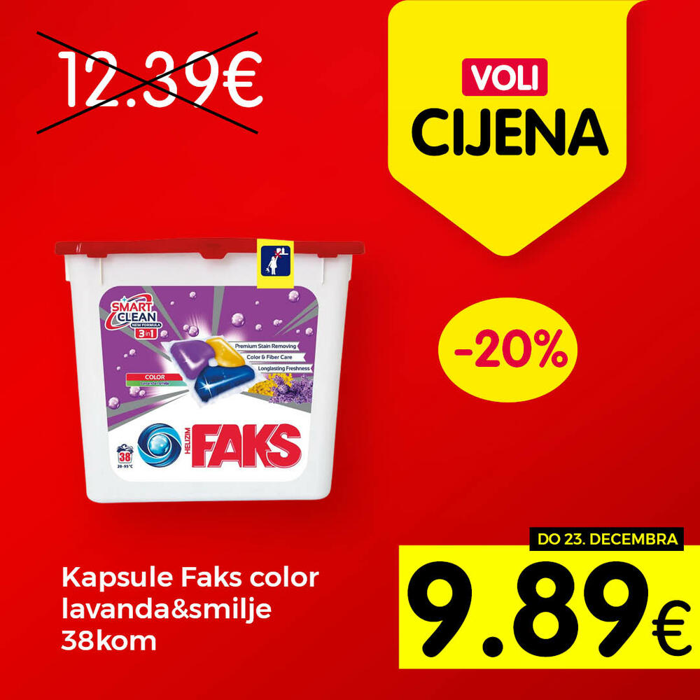 <p>Širok izbor proizvoda po najpovoljnijim cijenama na tržištu u svim Voli i Naš diskont marketima.</p>