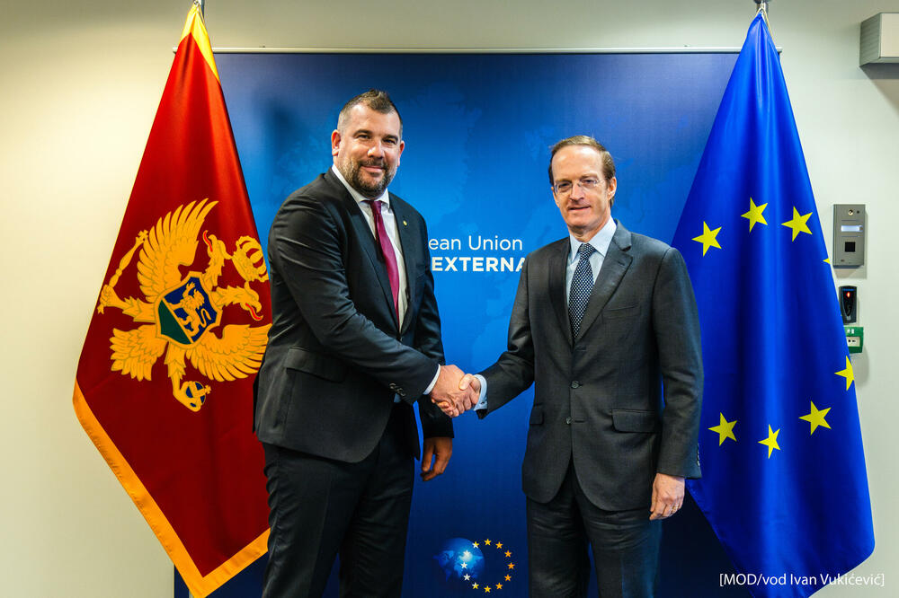 Krapović i Friz, Foto: Ministarstvo odbrane Crne Gore