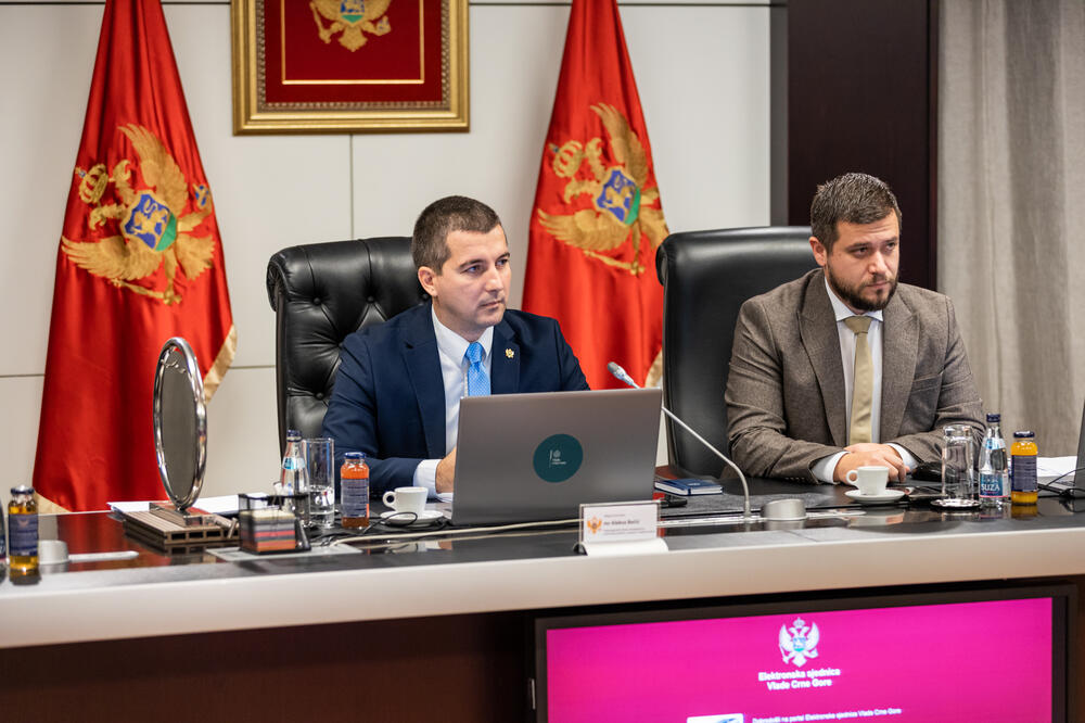 Bečić predsjedavao sjednicom Vlade, Foto: Vlada Crne Gore