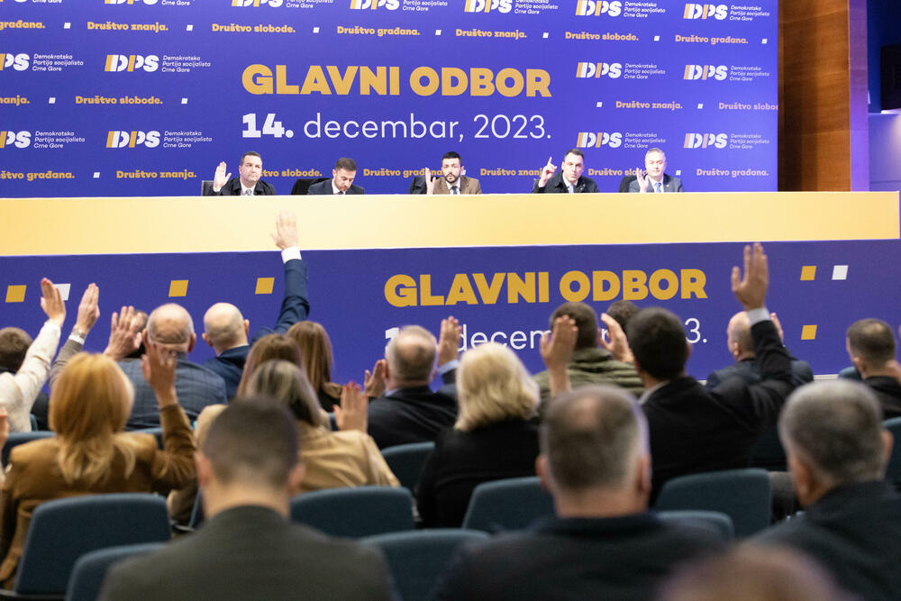 Sa posljednje sjednice Glavnog odbora DPS-a