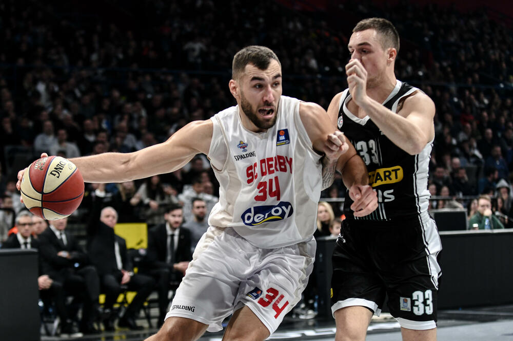 Kenan Kamenjaš na utakmici sa Partizanom, Foto: KK Partizan/Dragana Stjepanović