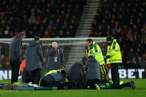 The captain of Luton collapsed on the field, the doctors said: He is awake and...